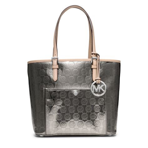 michael kors sady silver|Michael Kors tote bags.